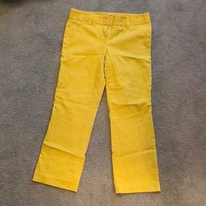 J Crew yellow crops